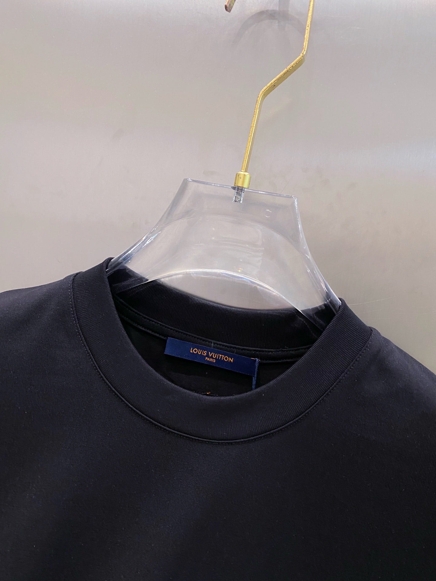 LV BASIC T-SHIRT IN BLACK COTTON 238827