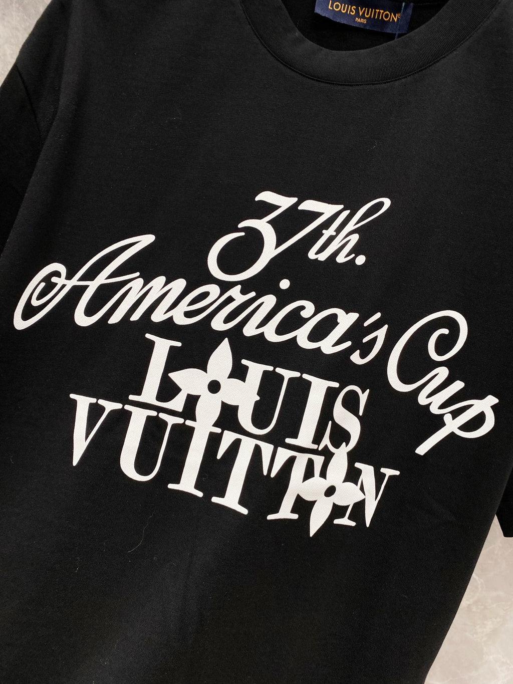 LV BLACK MONOGRAM COTTON T-SHIRT 239486