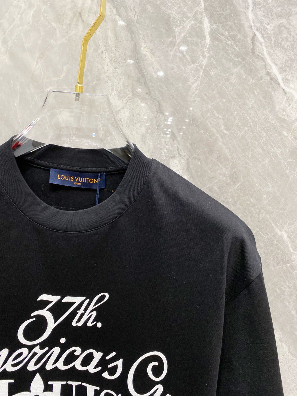 LV BLACK MONOGRAM COTTON T-SHIRT 239486