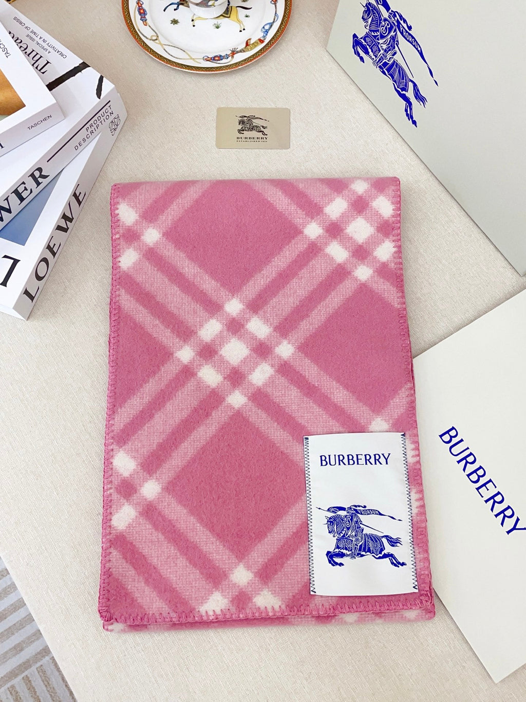 BURBERRY 25S SCARF 182 CM IN CASHMERE 937965