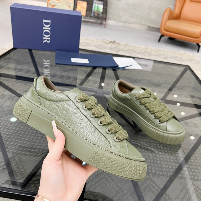 CD B33 SNEAKER PICKLE EMBOSSED CALFSKIN