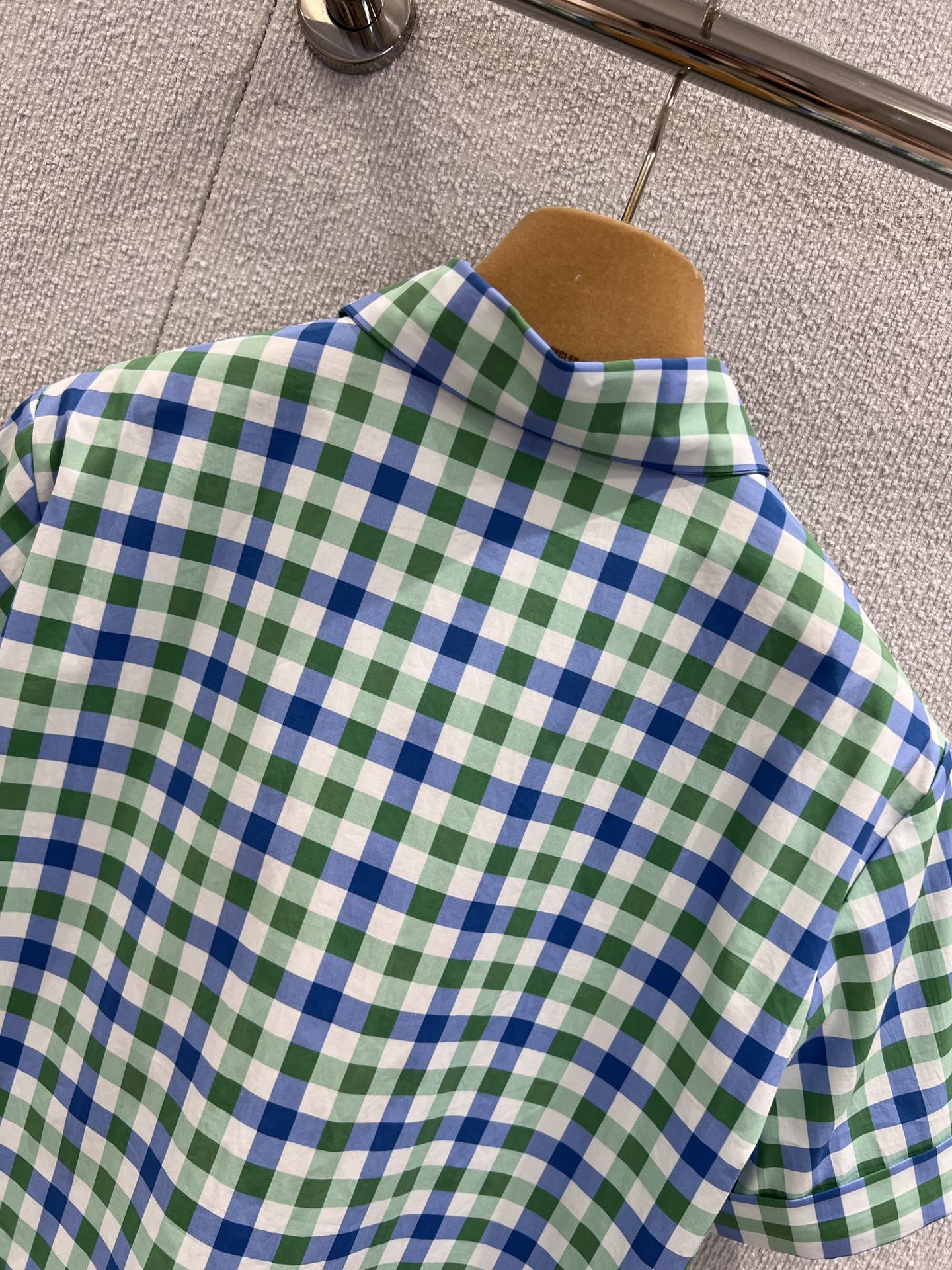 MIUMIU PLAID SHIRT 268890