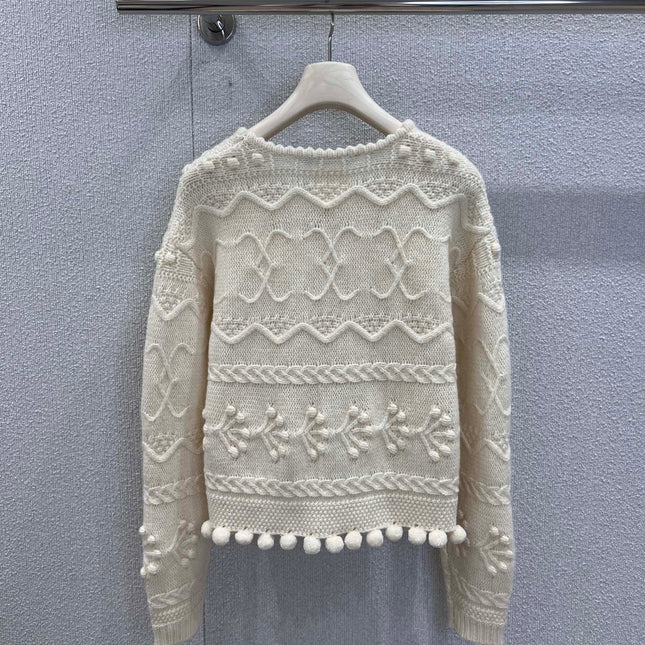 CHANEL 25S CROCHETED SWEATER 233230