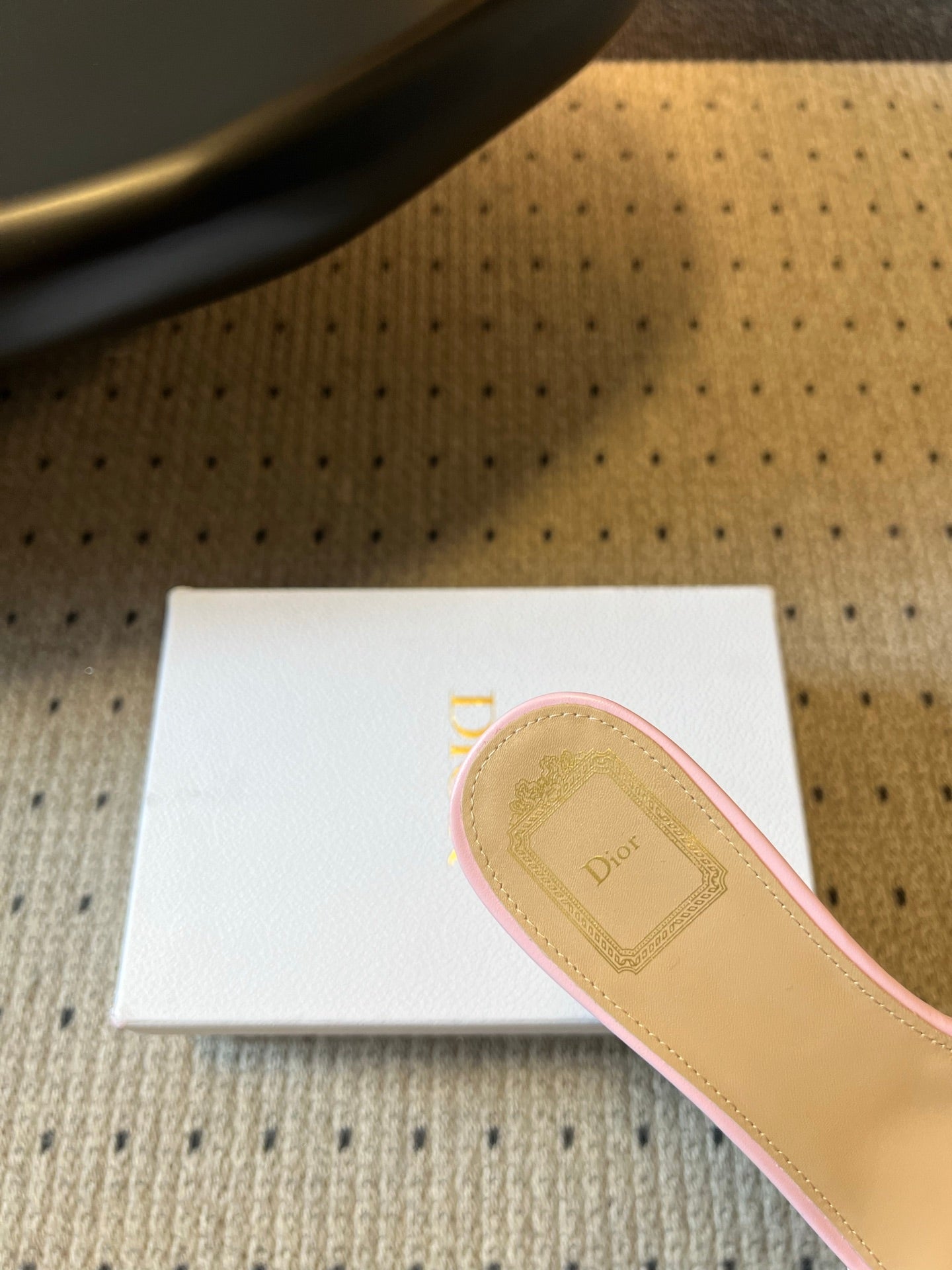 DIOR 26S HIGH-HEEL SANDALS 40 MM IN PINK FABRIC AND LAMBSKIN