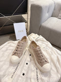 DIOR 26S SNEAKERS IN BEIGE OBLIQUE EMBROIDERED MESH