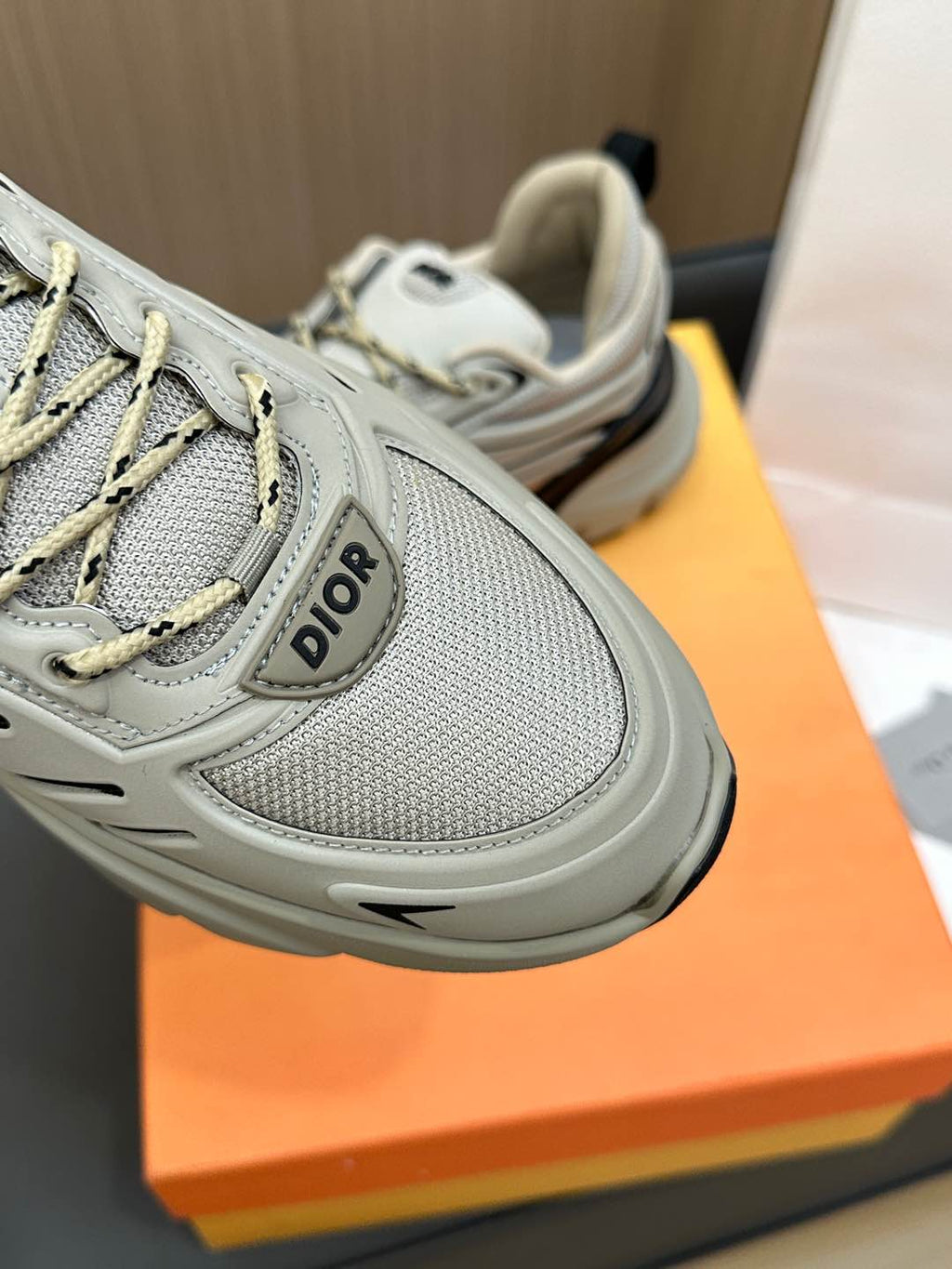 B44 BLADE SNEAKER PASTEL GRAY TECHNICAL MESH AND TECHNICAL FABRIC