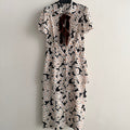 VALENTINO 26S PRINTED SILK DRESS 214