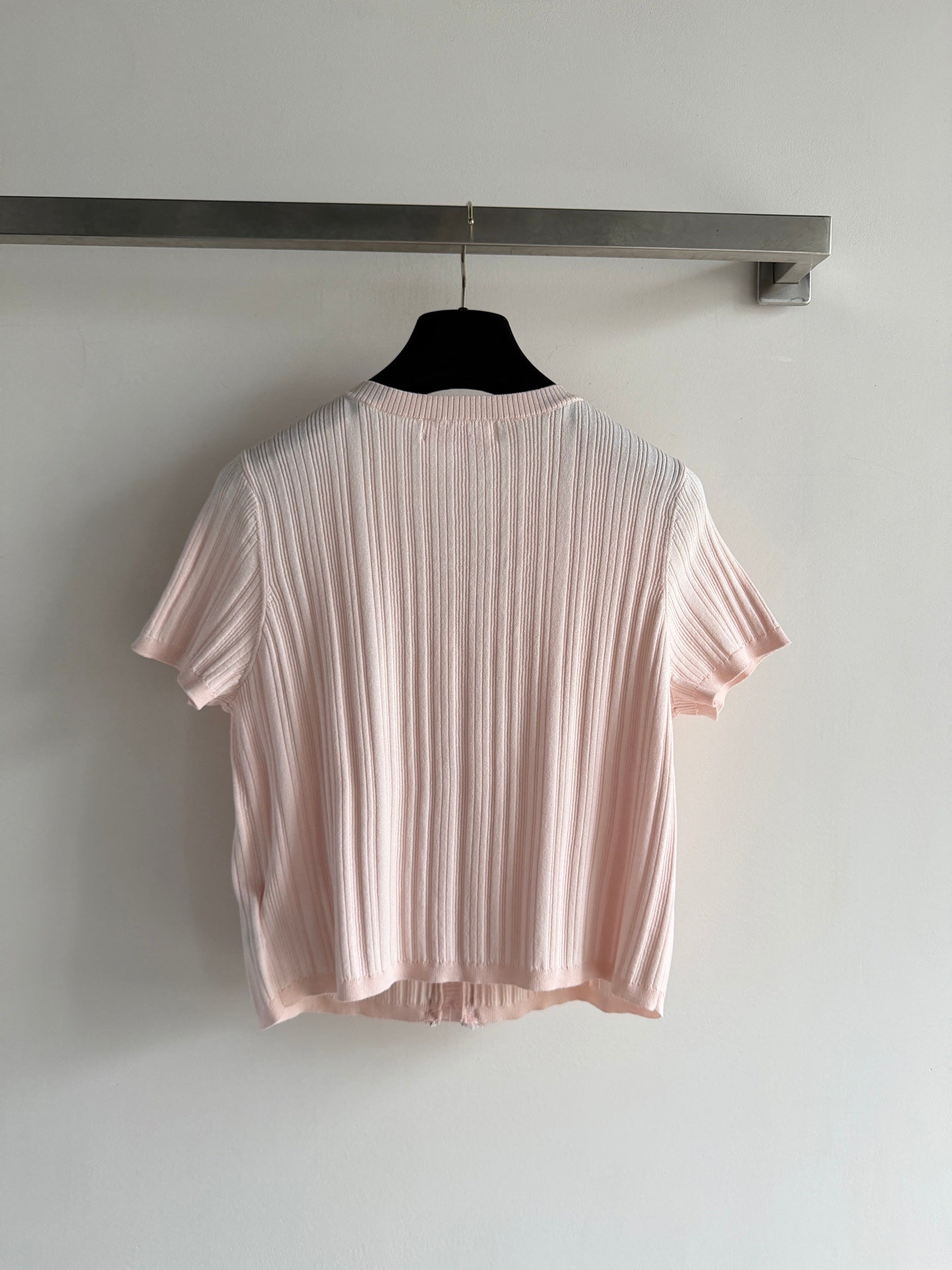 CHANEL 26S SHORT-SLEEVED KNIT SHIRT STYLE 1173