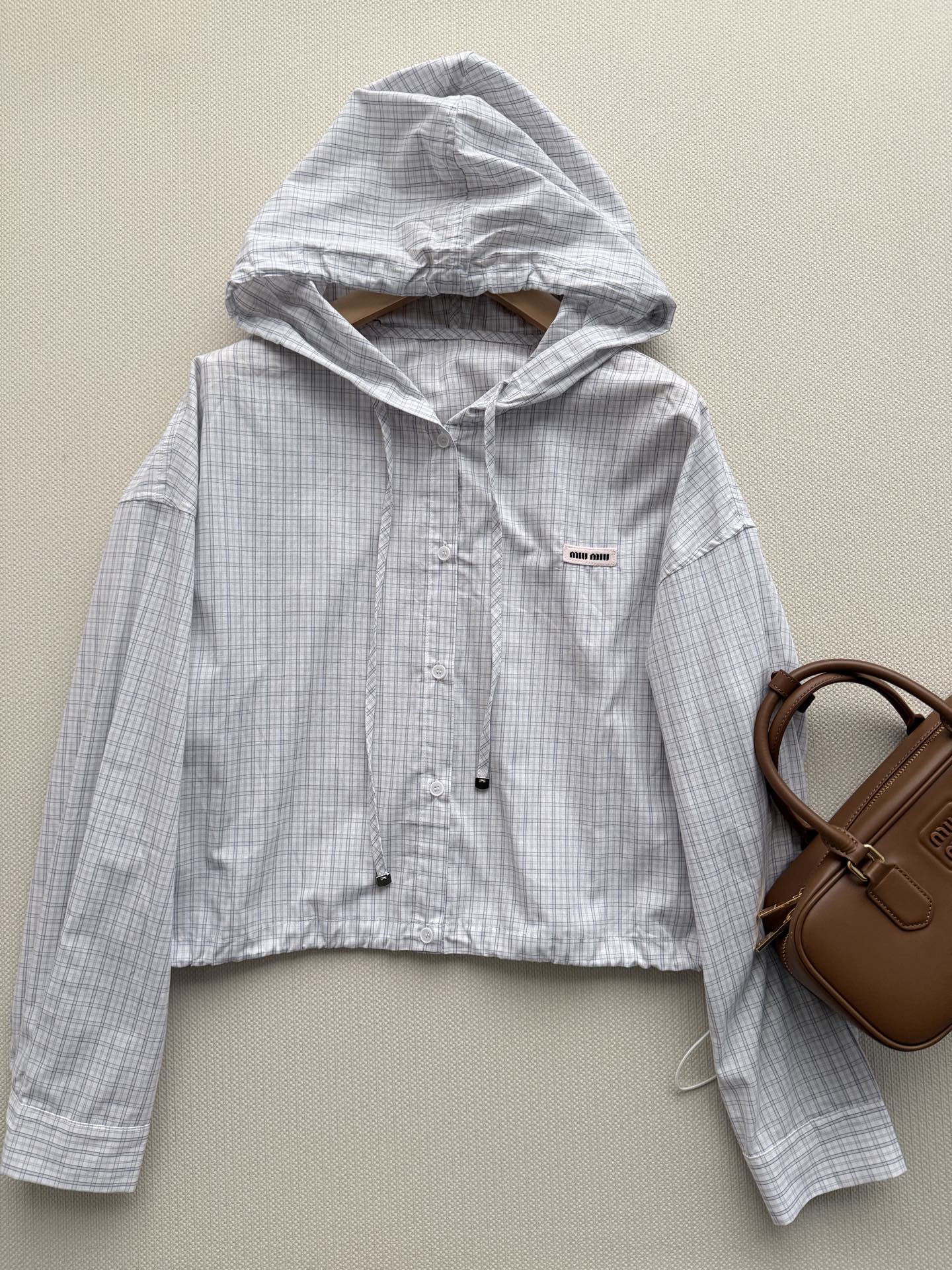 MIUMIU 26S HOODED JACKET 1198