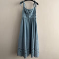 ZIMMERMANN 26S DENIM HALTER DRESS STYLE 175