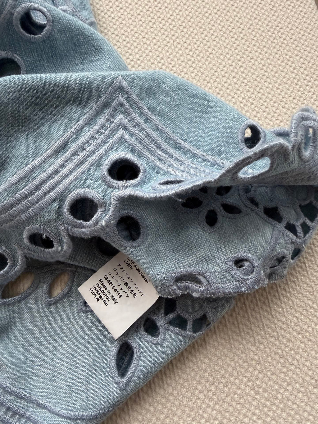 ZIMMERMANN 26S DENIM HALTER DRESS STYLE 175
