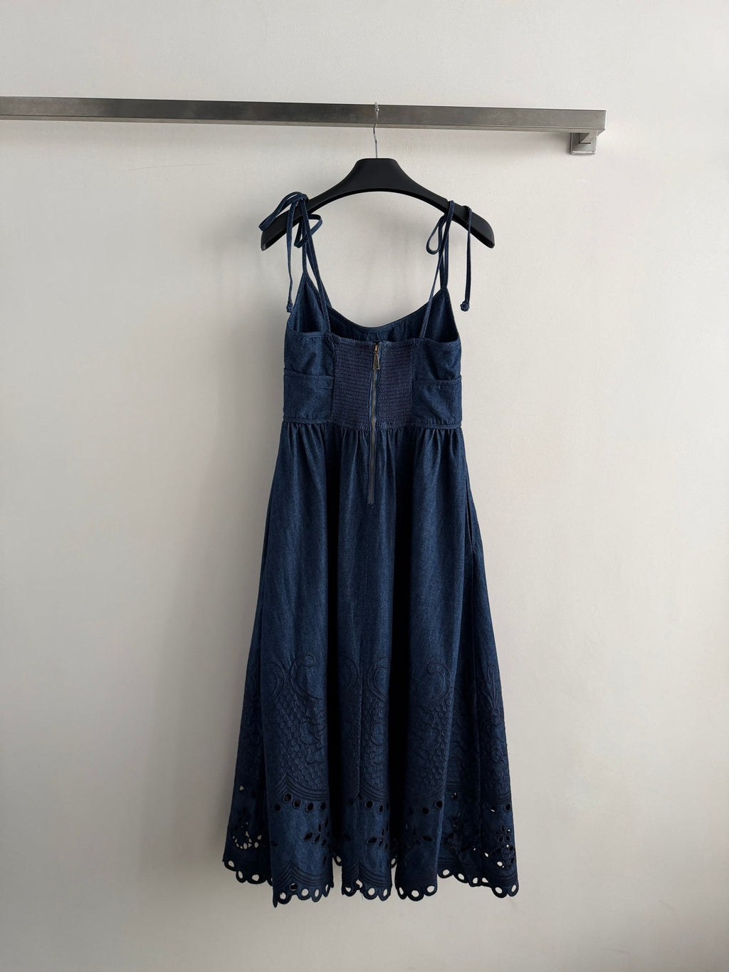ZIMMERMANN 26S DENIM HALTER DRESS STYLE 174