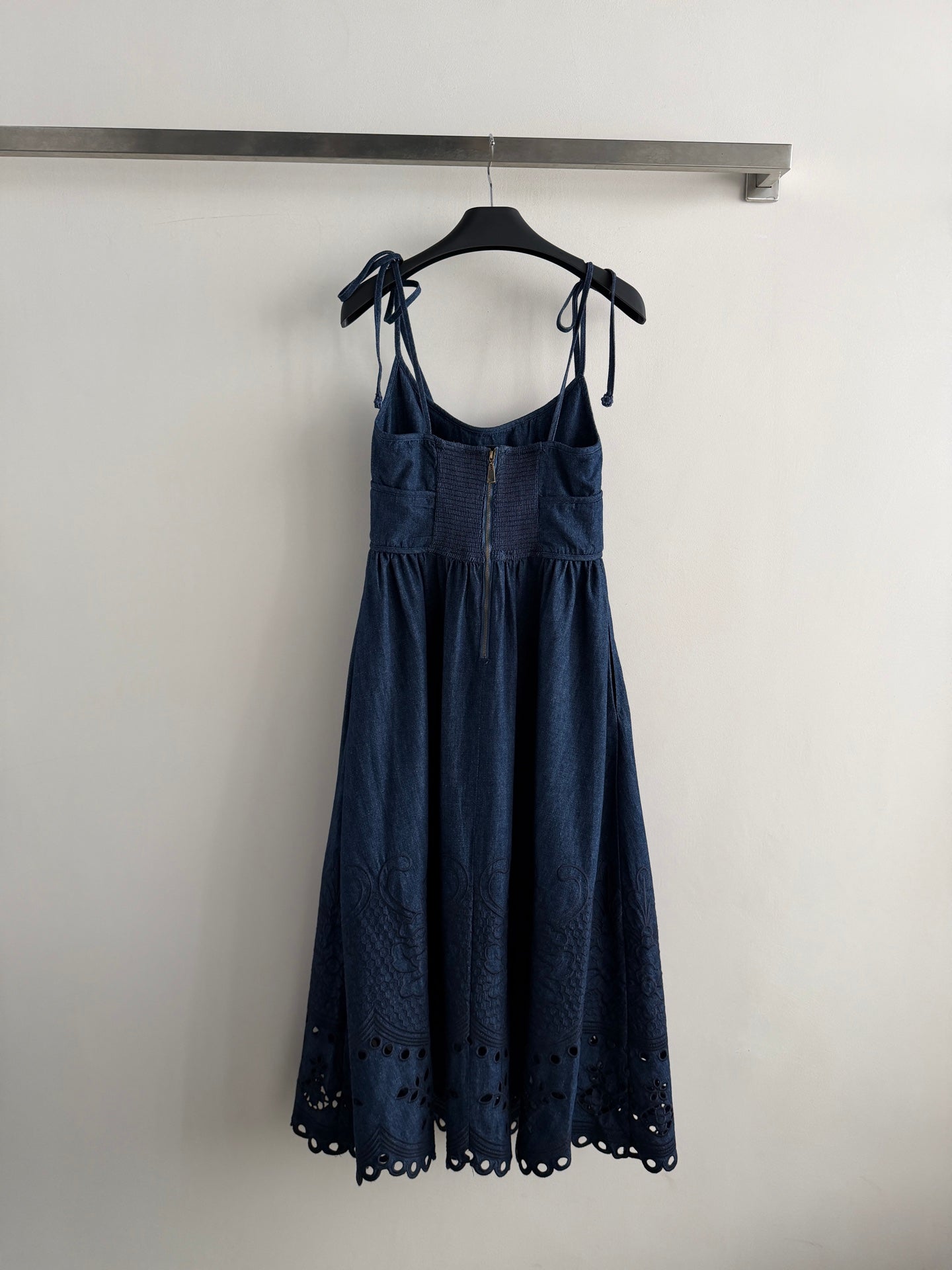 ZIMMERMANN 26S DENIM HALTER DRESS STYLE 174