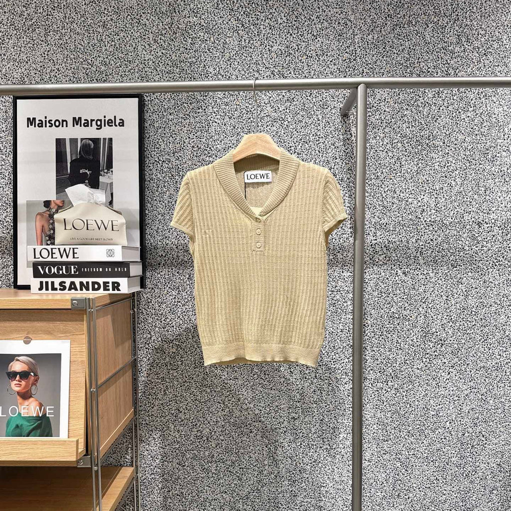 LOEWE 26S KNIT POLO SHIRT 434