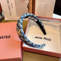 CLASSIC BLUE HEADBAND DENIM 402880