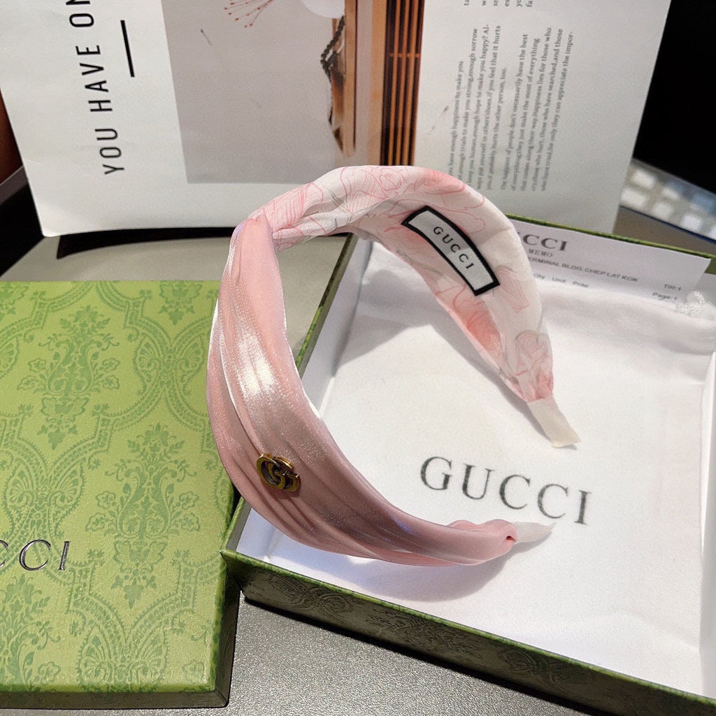 CHIFFON HEADBAND CREPE PINK 429327