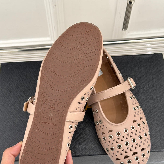 MARY JANE IN PEACH PINK CALFSKIN