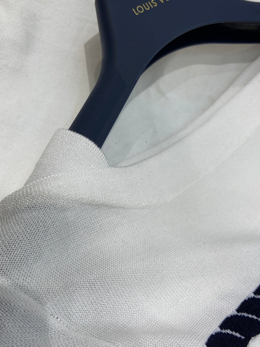 LV STRIPED SWEATER 25S IN TENCEL  266038
