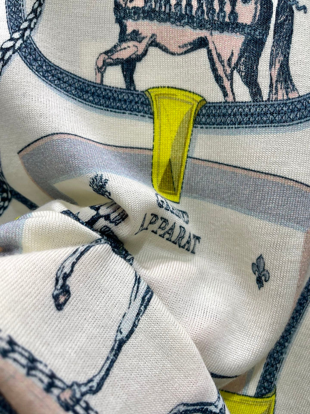 HERMES 26S SHORT SLEEVED KNIT TOP 532