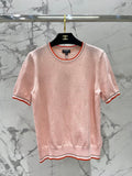 CHANEL 26S SHORT-SLEEVED KNIT SHIRT STYLE 1164