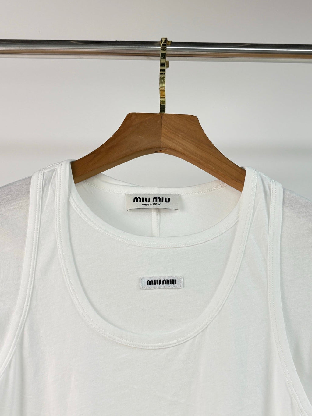 MIUMIU TWO-PIECE T-SHIRT SET STYLE 170