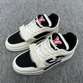 LV TRAINER WHITE MIX BLACK MONOGRAM CALFSKIN