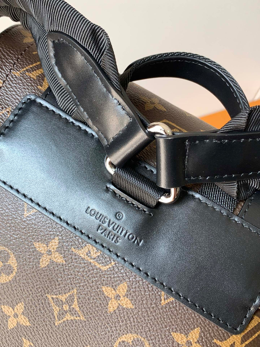 CHRISTOPHER MM BACKPACK 47 IN BROWN MONOGRAM CANVAS