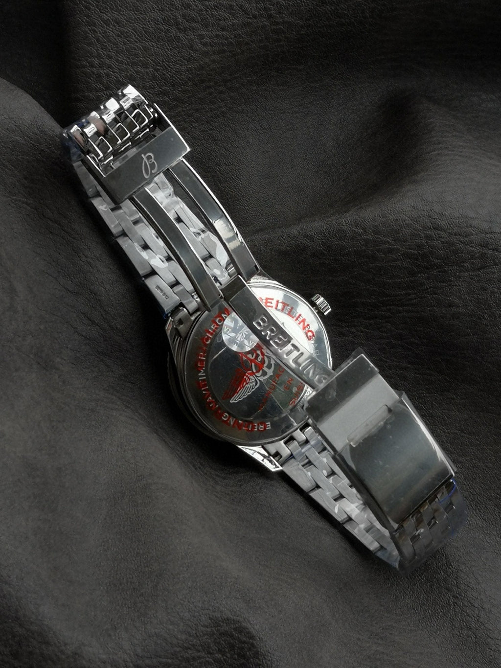 NAVITIMER AUTOMATIC 41 STEEL BEZEL MIDNIGHT BLUE AND WHITE DIAL