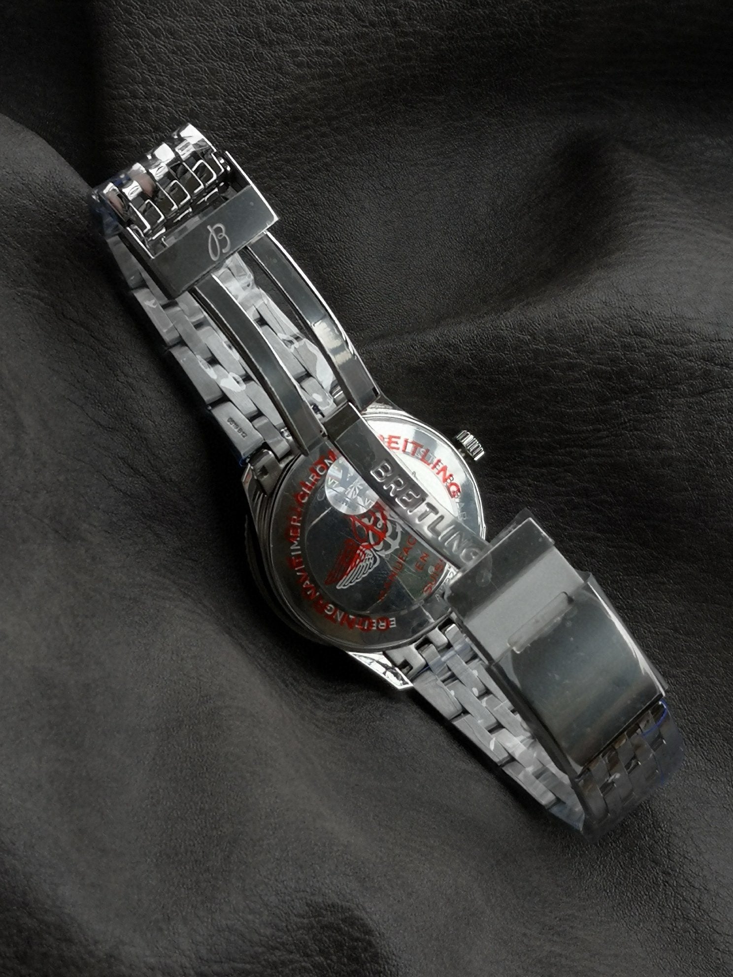 NAVITIMER AUTOMATIC 41 STEEL BEZEL MIDNIGHT BLUE AND WHITE DIAL