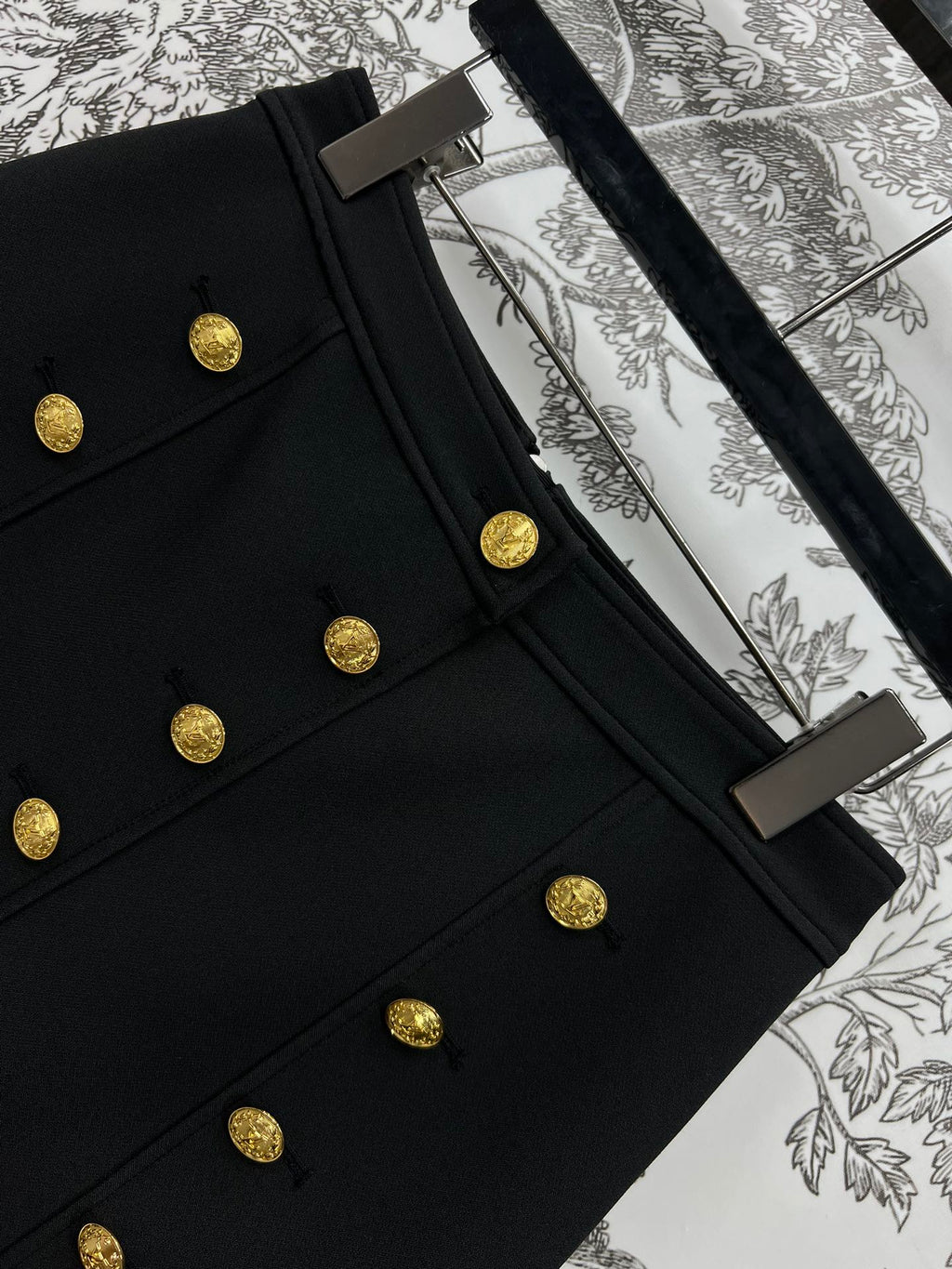 LV 25S HIGH WAIST A-LINE SHORT DRESS 263093