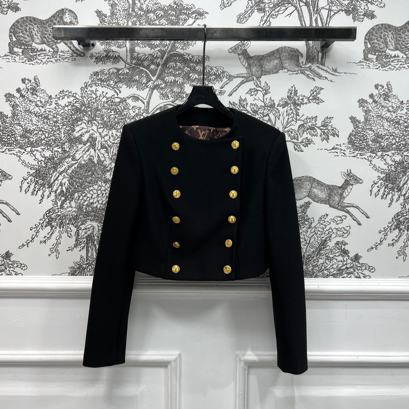 LV 25S ROUND NECK JACKET 263095