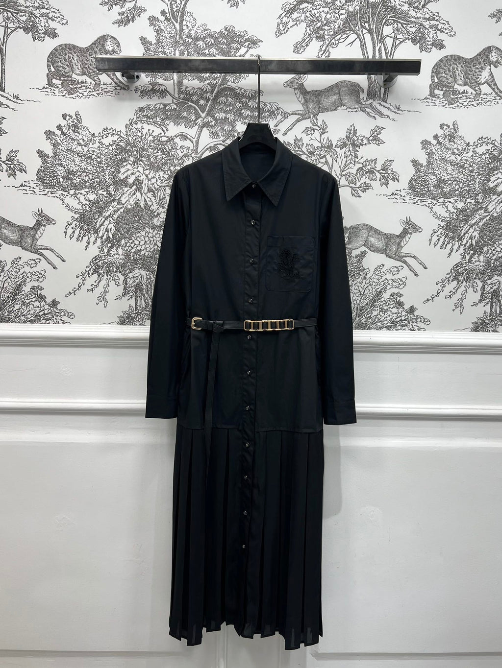 LV PLEATED DRESS 268730