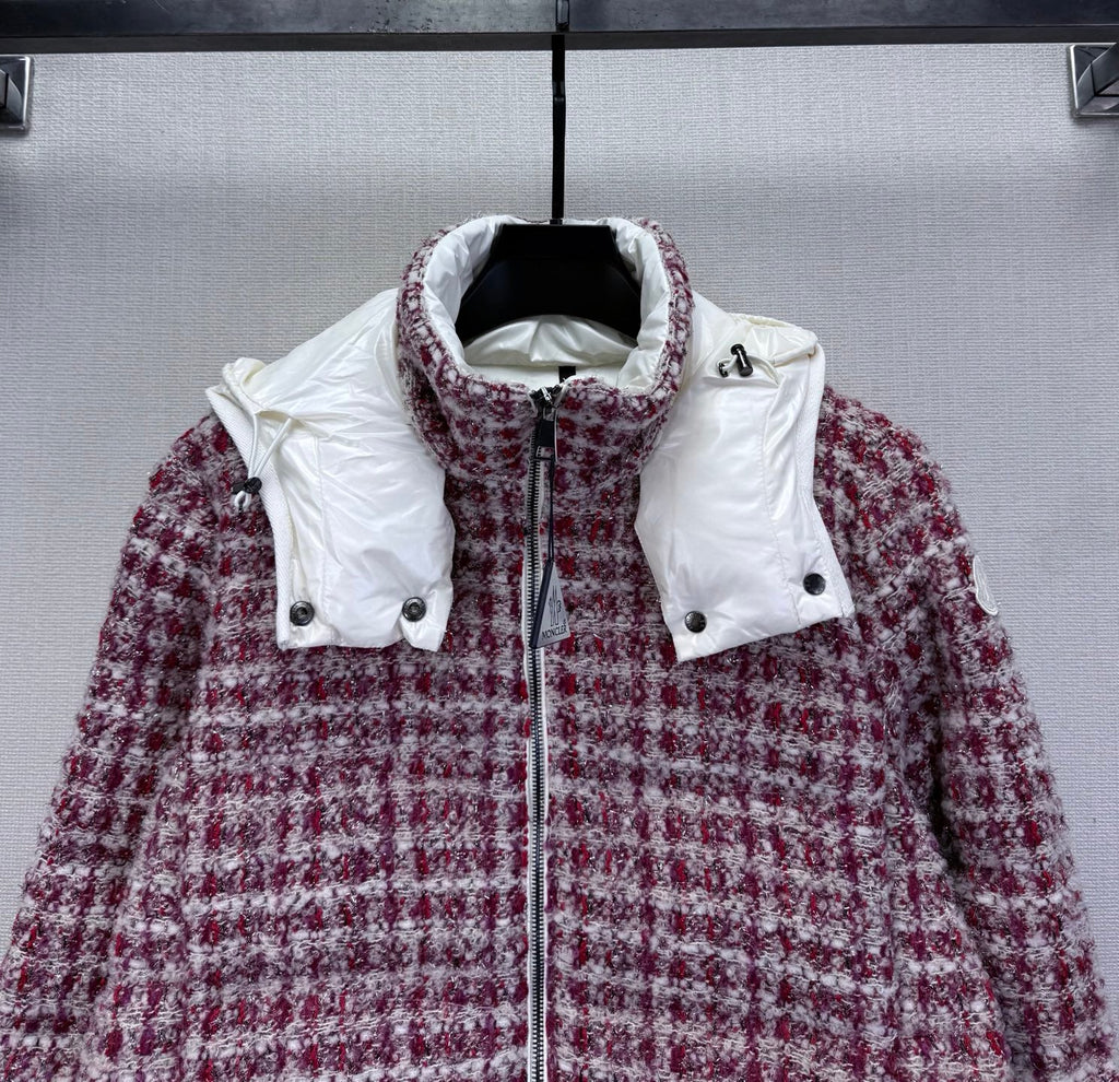 MONCLER 25S PLAID DOWN JACKET 440