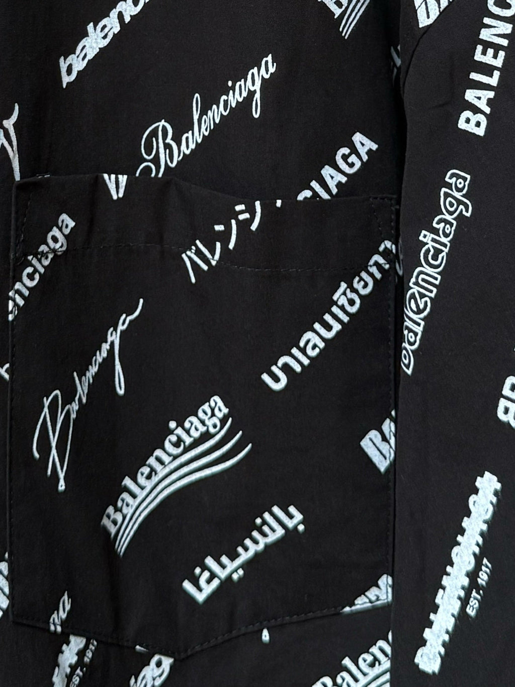 BALENCIAGA 26S LONG SLEEVE SHIRT 124