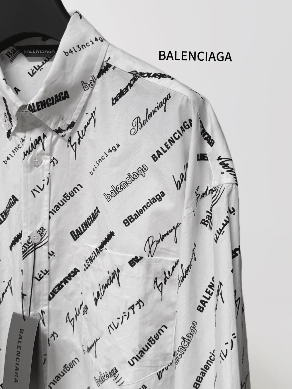 BALENCIAGA 26S LONG SLEEVE SHIRT 123