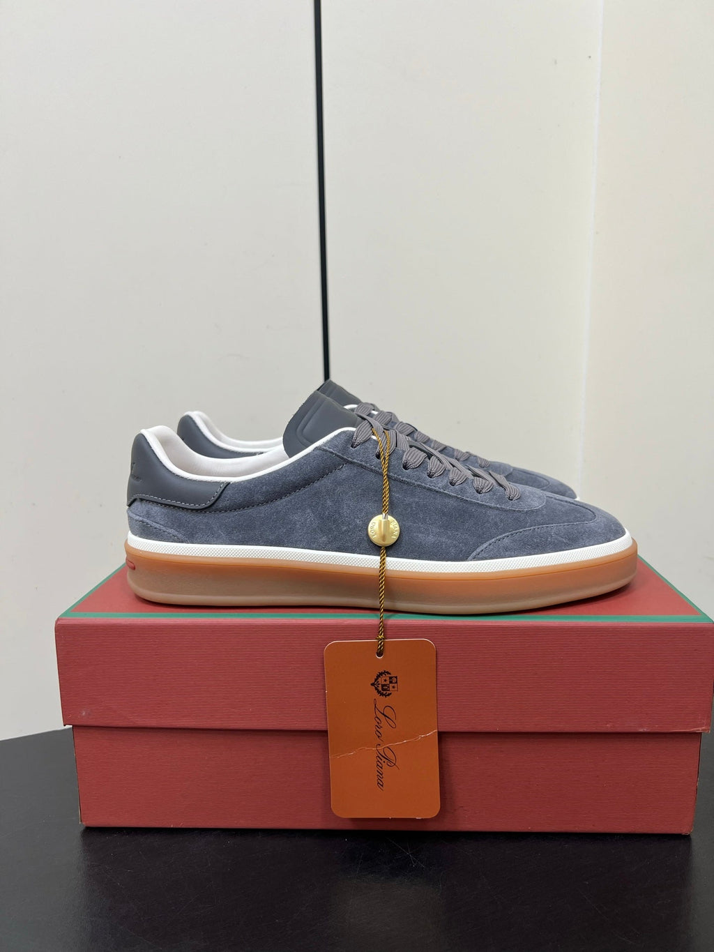 LP 25S TENNIS WALK SNEAKERS IN BLUE GRAY SUEDE