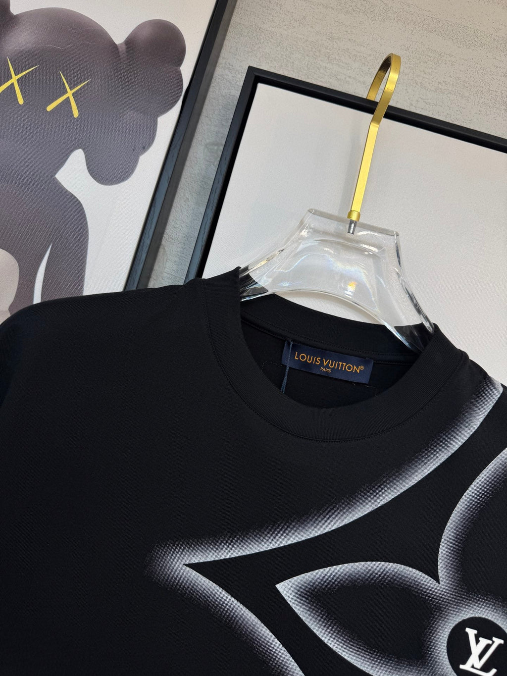 LV BLACK COTTON T-SHIRT 238913