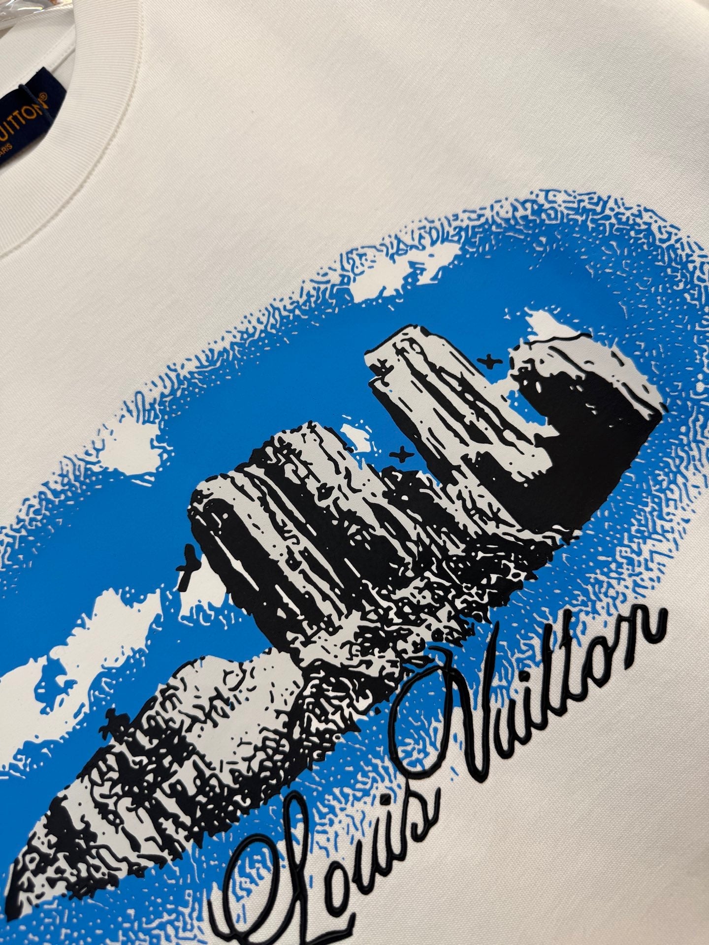LV WHITE COTTON T-SHIRT 238918