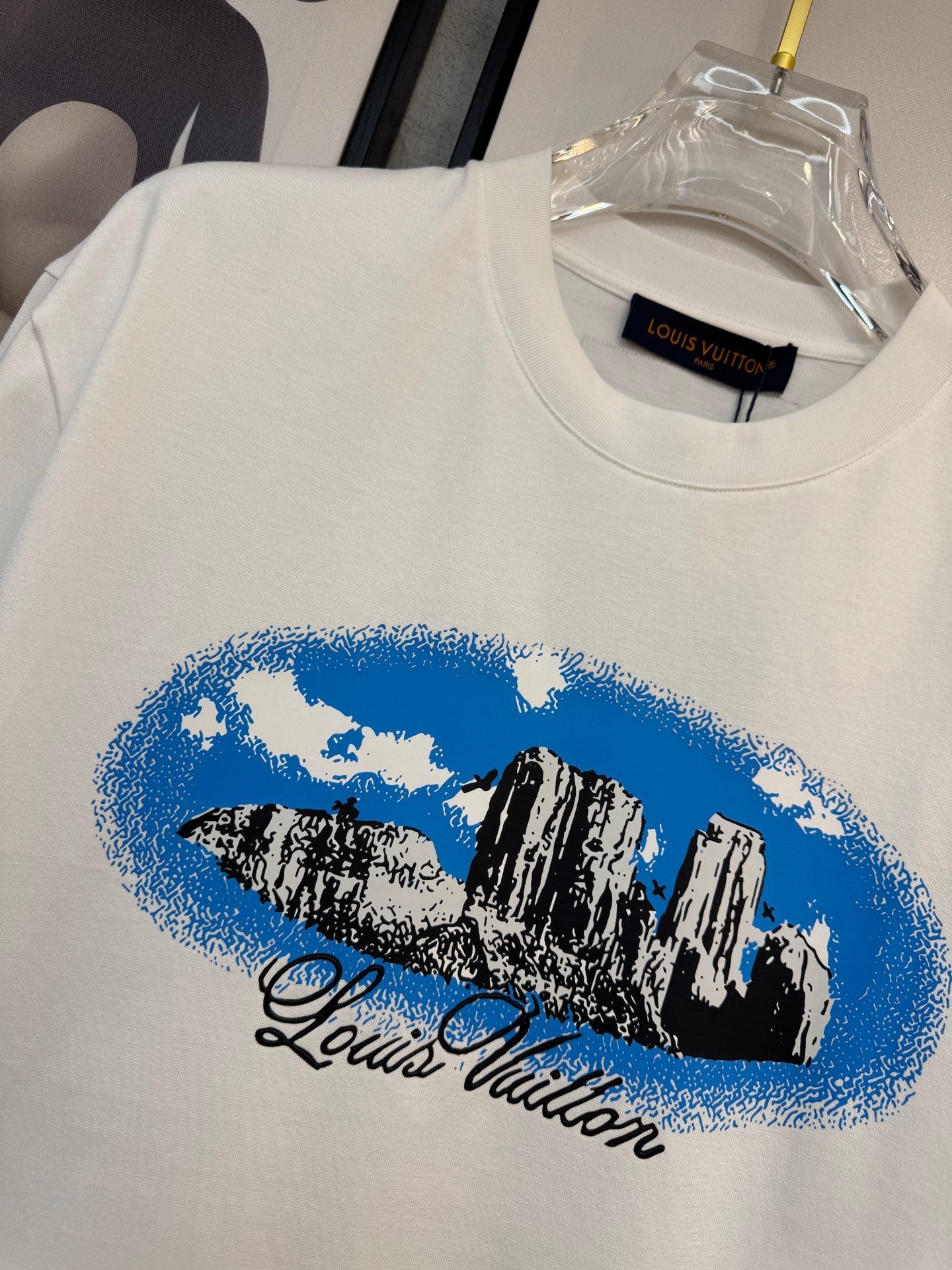 LV WHITE COTTON T-SHIRT 238918