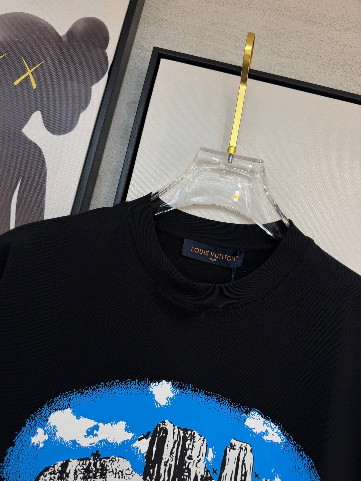 LV BLACK COTTON T-SHIRT 238919