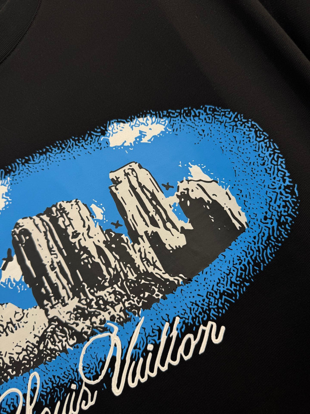 LV BLACK COTTON T-SHIRT 238919