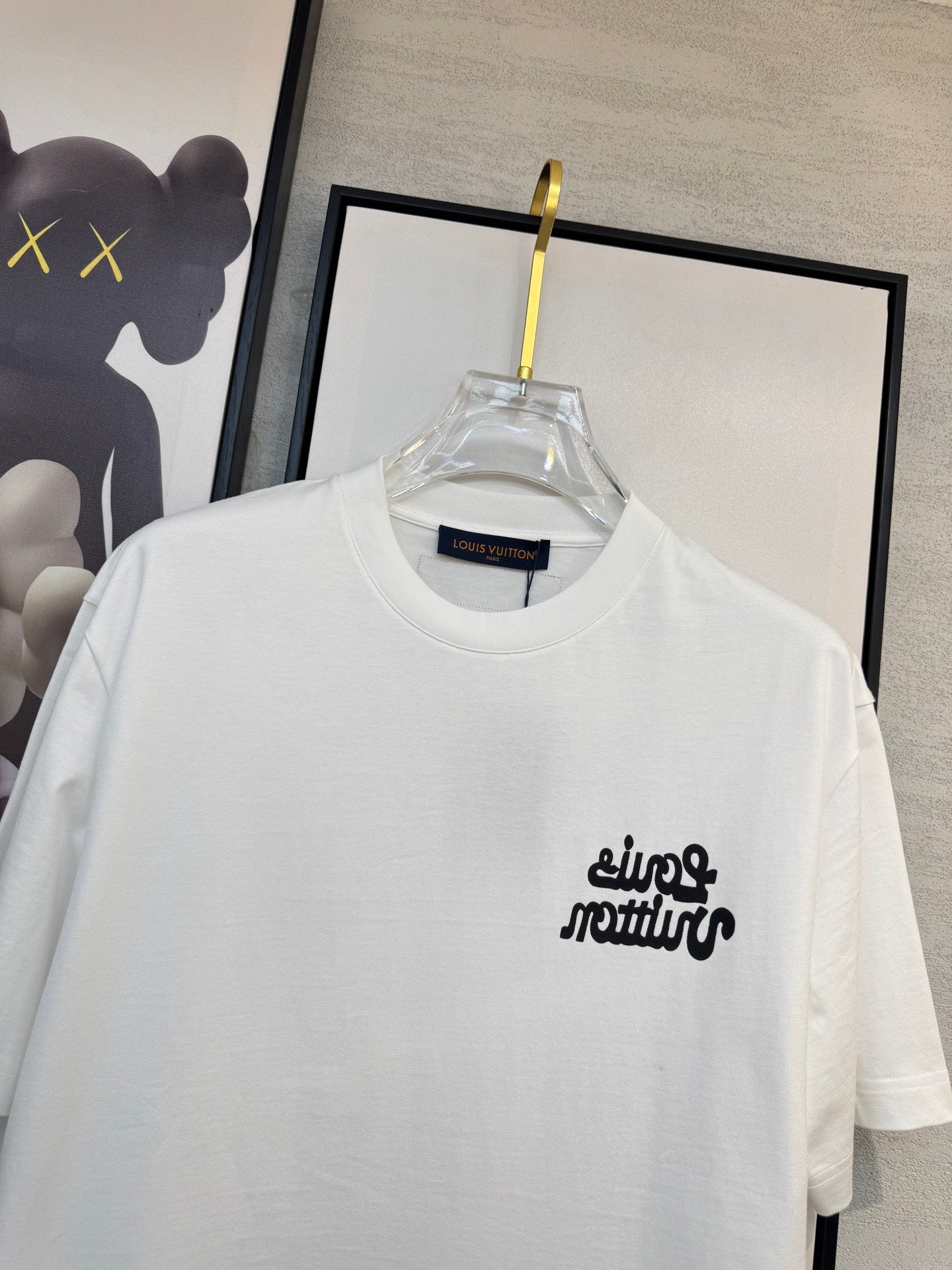 LV T-SHIRT IN WHITE COTTON FABRIC 238920