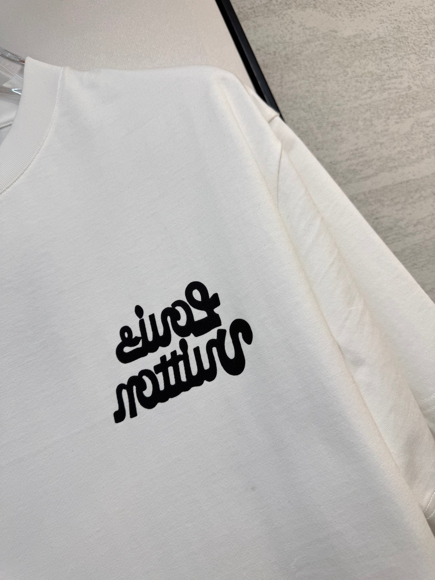 LV T-SHIRT IN WHITE COTTON FABRIC 238920