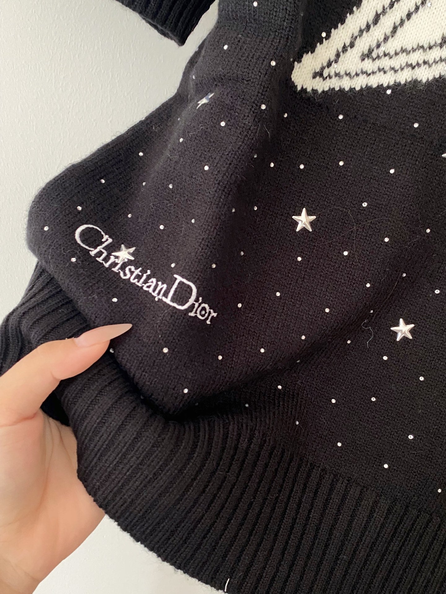 DIOR 26S SHORT SLEEVE KNIT SWEATER 987