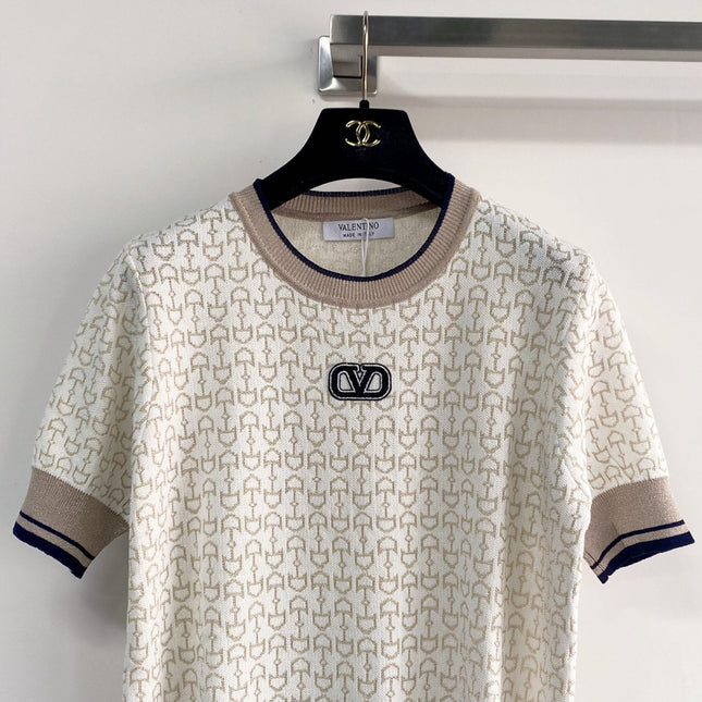 VALENTINO 26S SHORT-SLEEVE SWEATER STYLE 108
