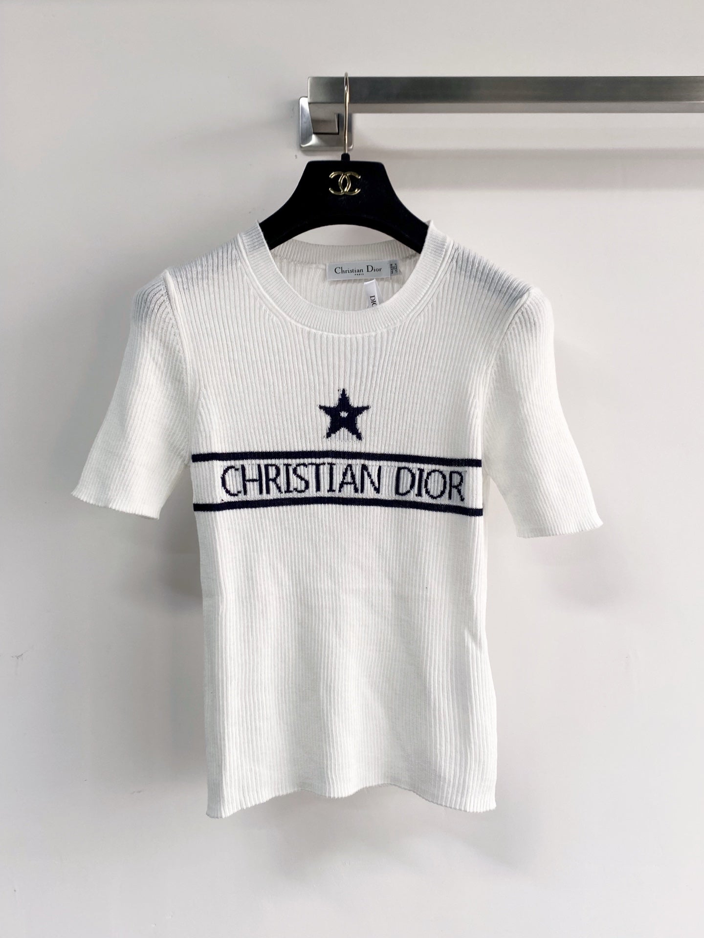 DIOR 26S SHORT-SLEEVE SWEATER 1196