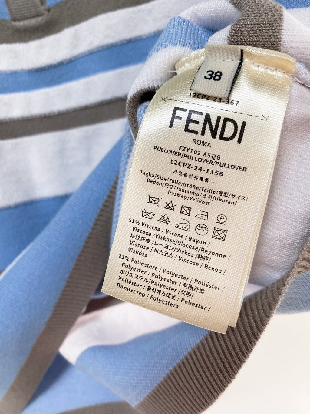 FENDI 26S SHORT SLEEVE KNIT POLO 137