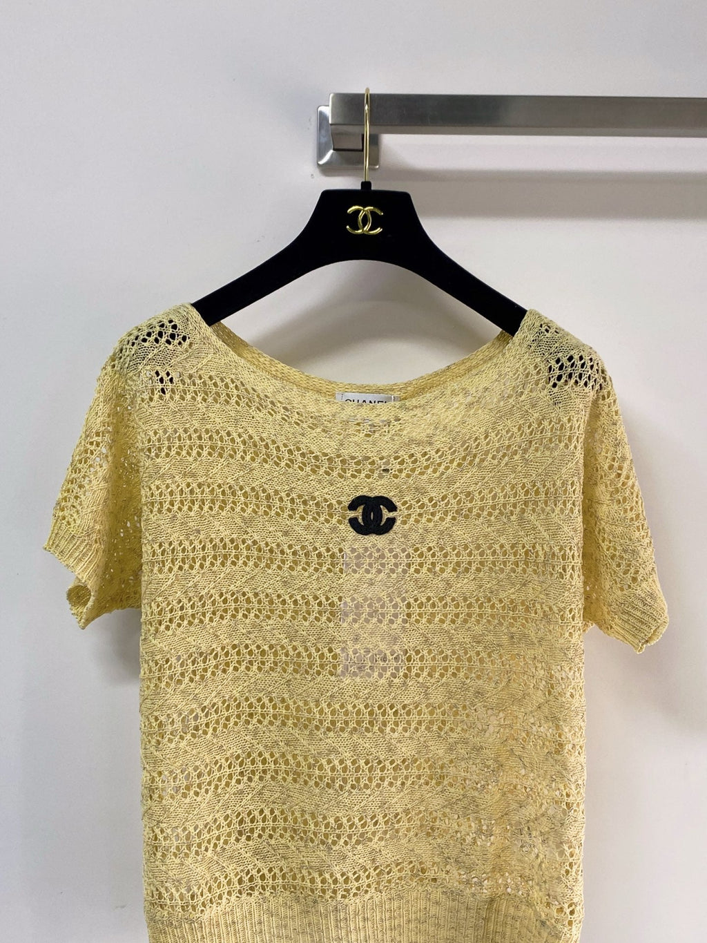 CHANEL 26S SHORT-SLEEVE KNIT TOP STYLE 1089
