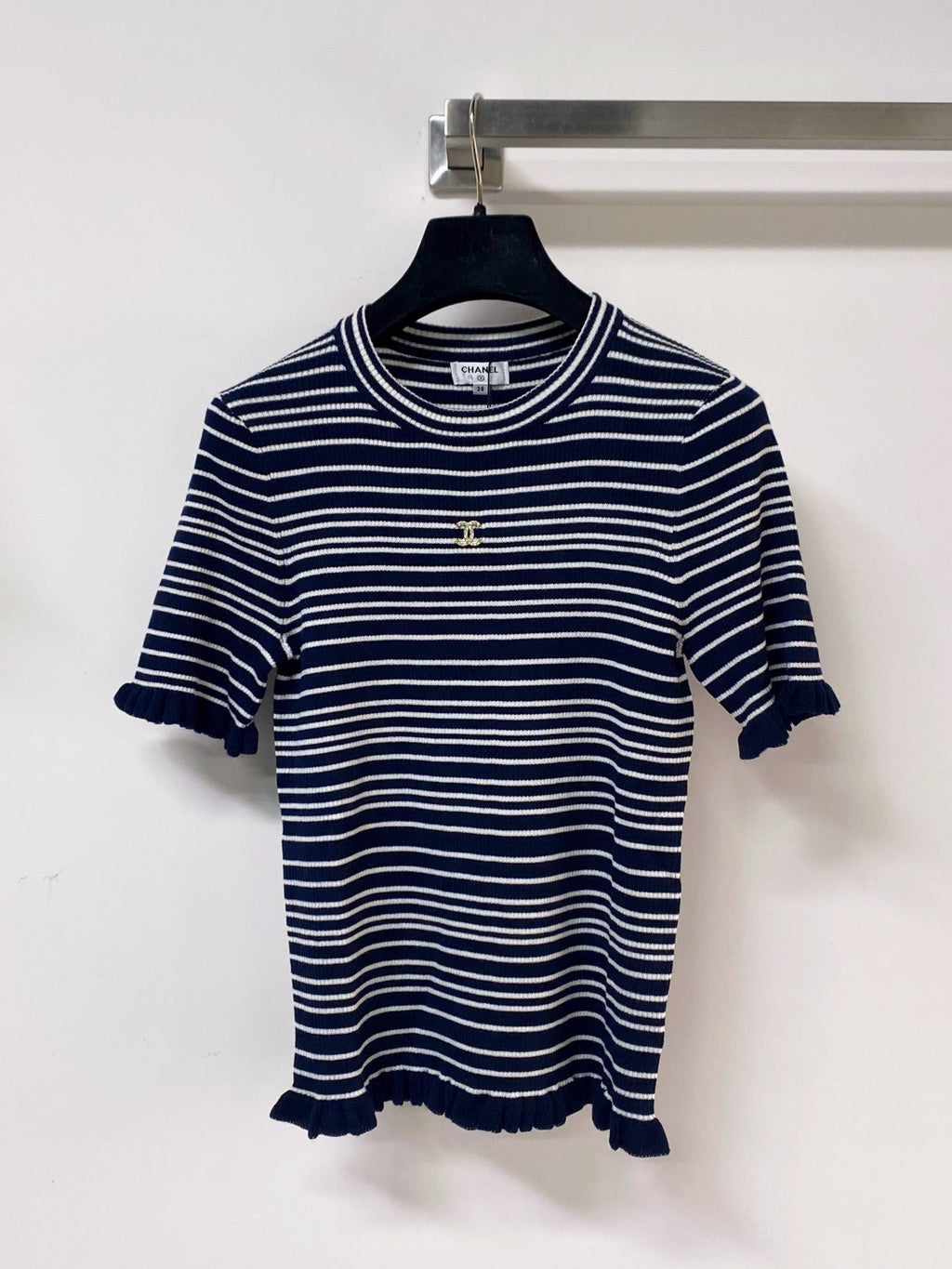 CHANEL 26S SHORT-SLEEVE SWEATER STYLE 1052