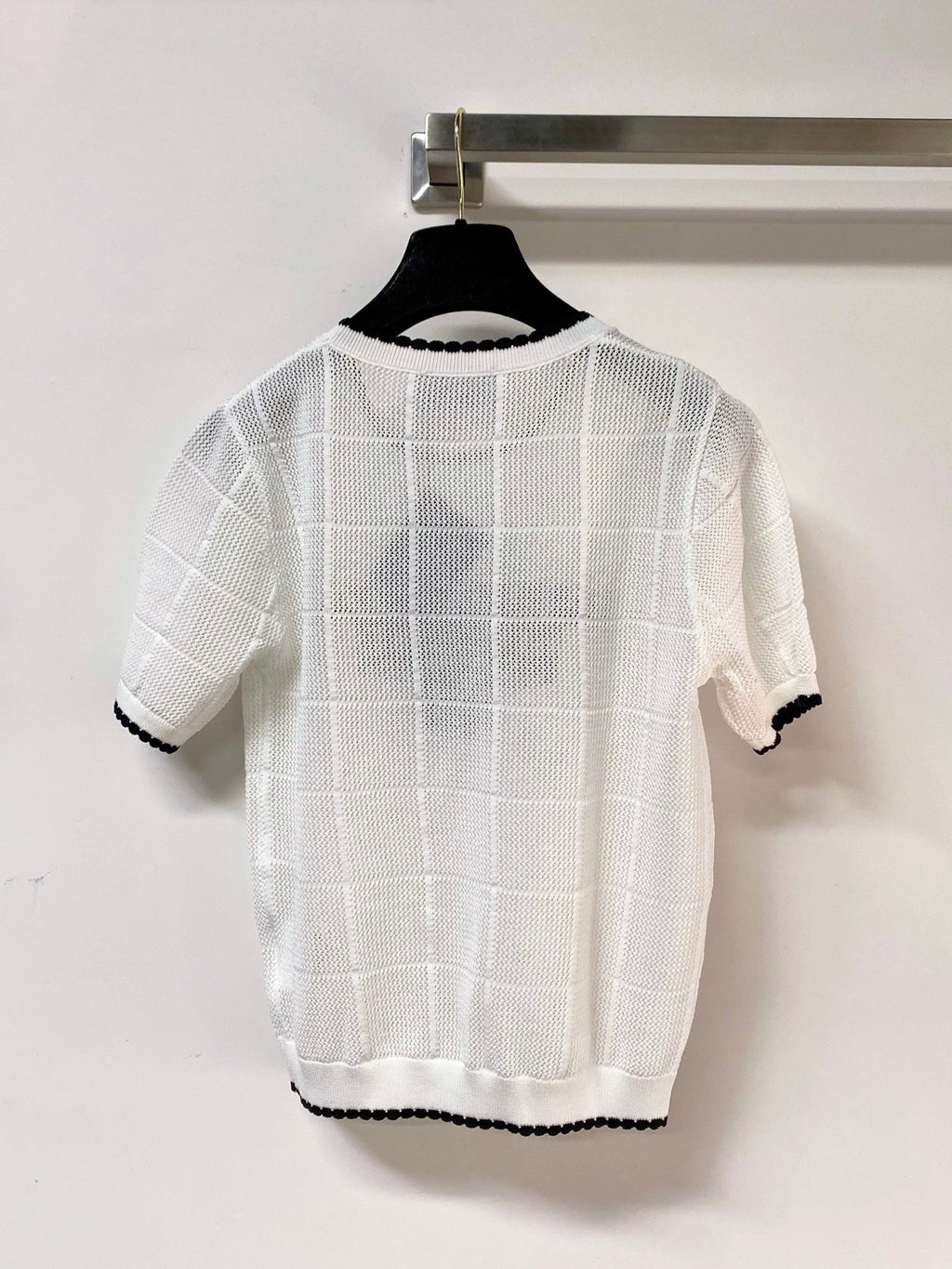 PRADA 26S SHORT-SLEEVED SWEATER STYLE 855